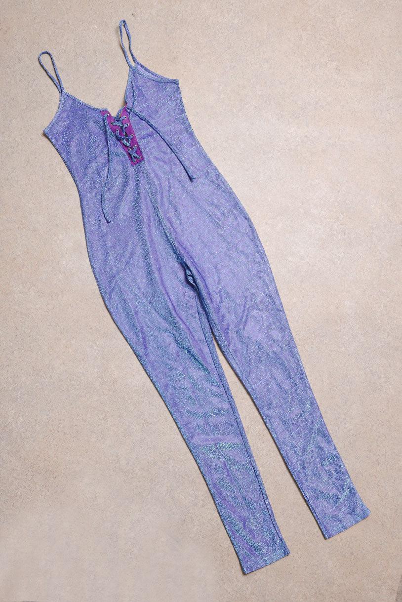 Archive: Blue Glitter Jumpsuit - Elsie & Fred