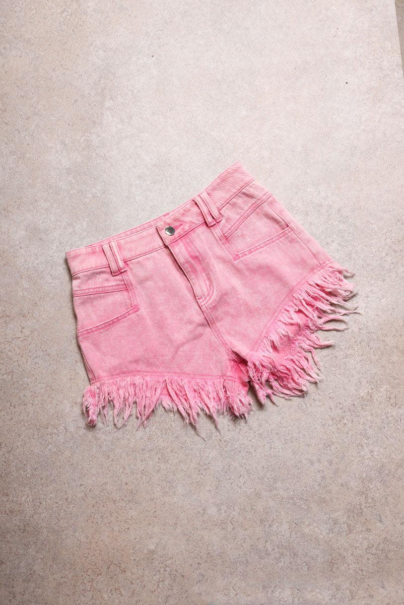 Archive: Pink Washed 90's Shorts - Elsie & Fred