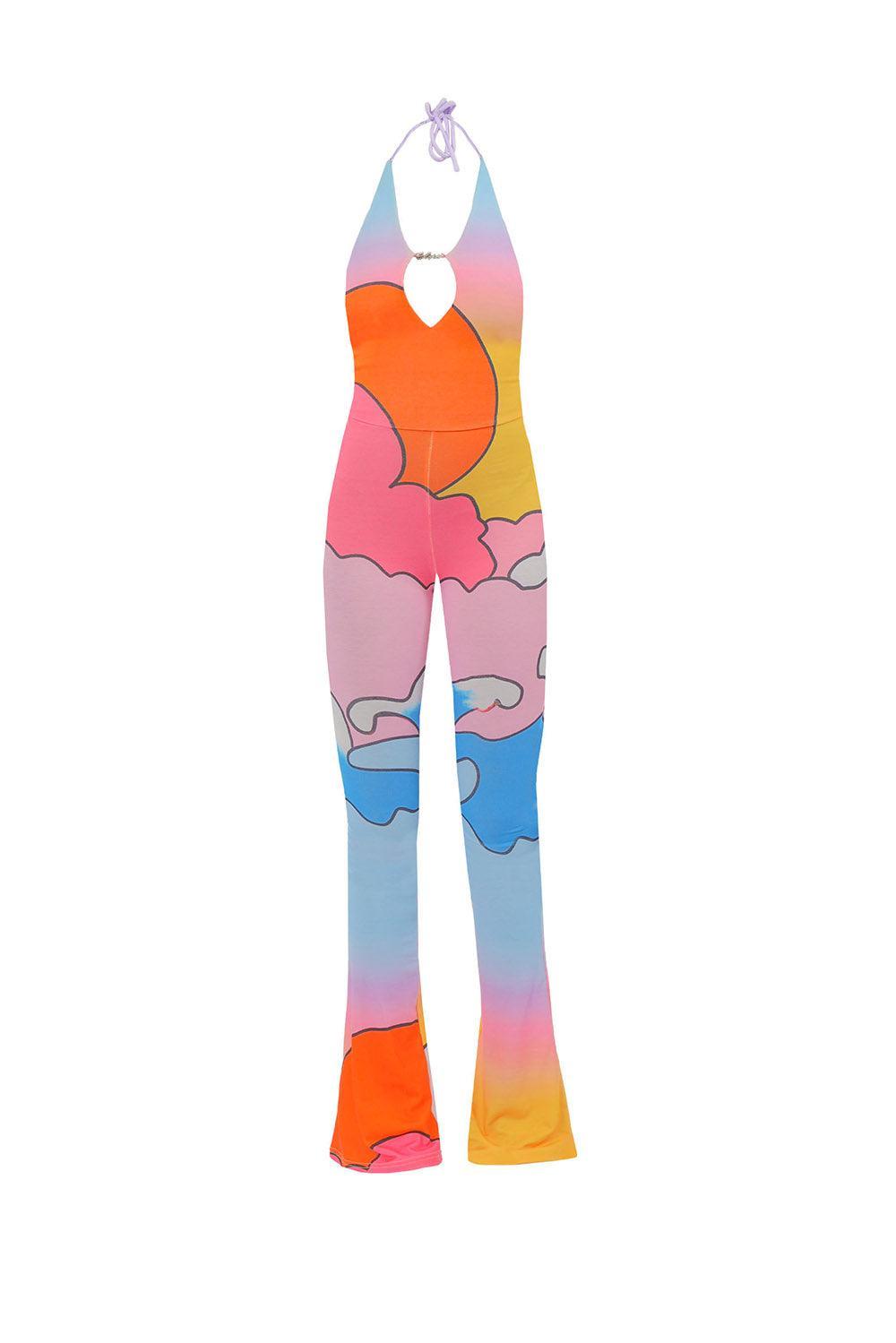 Hardcore Born Fitted Bootcut Backless Jumpsuit - Elsie & Fred