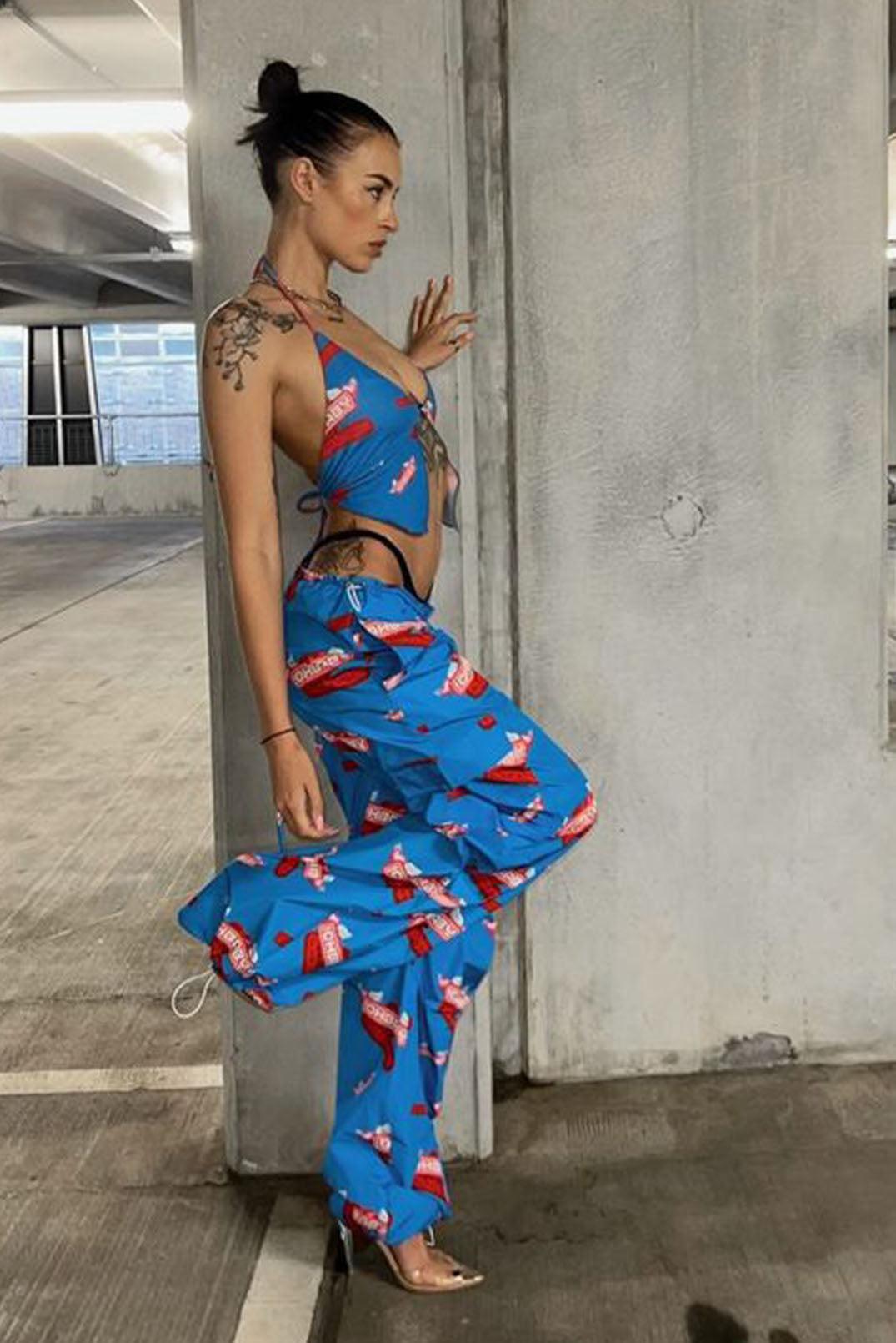 Oh Baby Oversized Cargo Y2K Pants - Elsie & Fred