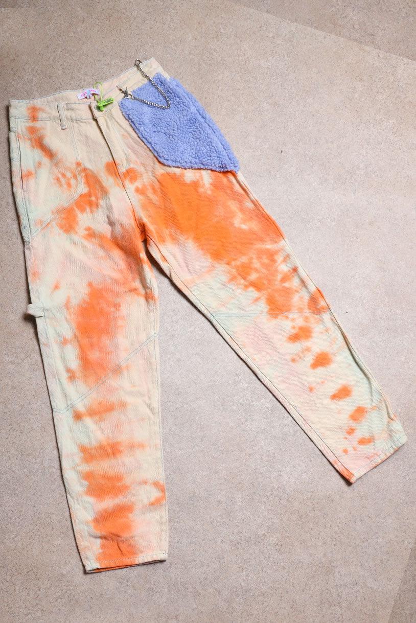 Archive: Dyed Distressed Ecru Jeans - Elsie & Fred