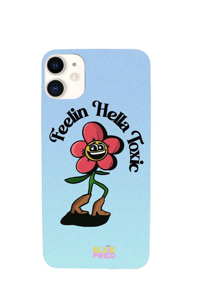 Im Toxic Baby Sunflower Graphic Soft Shell Phone Case - Elsie & Fred